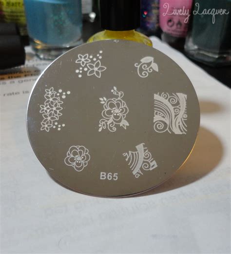 Lively Lacquer Review Nnail Stamping Plate B65