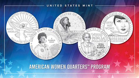 Us Mint Announces Designs For 2022 American Women Quarters Program