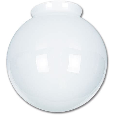 Chadwell Supply 6 White Glass Globe 3 1 4 Fitter 4 Pk