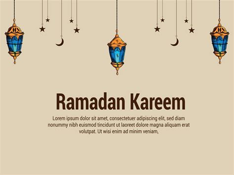 Flat design of ramadan kareem vector illustration background 2406866 ...