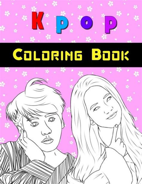 Kpop Coloring Book For Bts And Blackpink Fans 85x11 In Size K Pop By