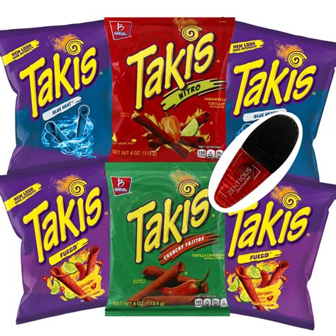 Buy Takis Variety Pack All Flavors 6 Pack Of Takis Blue Heat 2