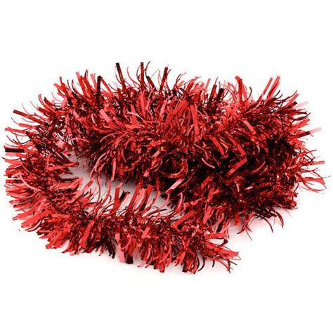 Red Tinsel Perfect For Christmas For Just £1 At Poundland Christmas