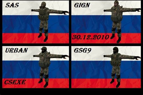 Russian Spetsnaz Gru Counter Strike 16 Skin Mods