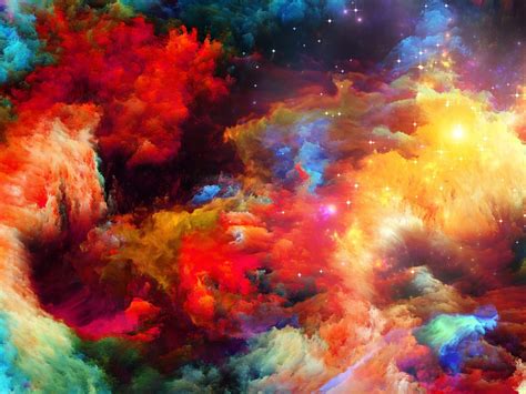 Wallpaper Abstract Rainbow Color Explosion Desktop Wallpaper Hd