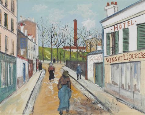 Maurice Utrillo 1883 1955 Rue à Ivry Sur Seine Val De Marne