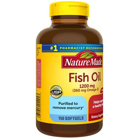 Nature Made Fish Oil 1200 Mg Softgels 150 Ct Instacart