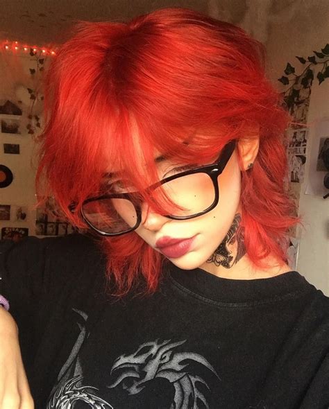 Red Hair Egirl By Yuprntae In 2022 Short Hair Haircuts Grunge Hair