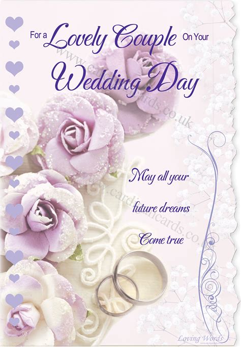 Lovely Couple Wedding Greeting Cards By Loving Words