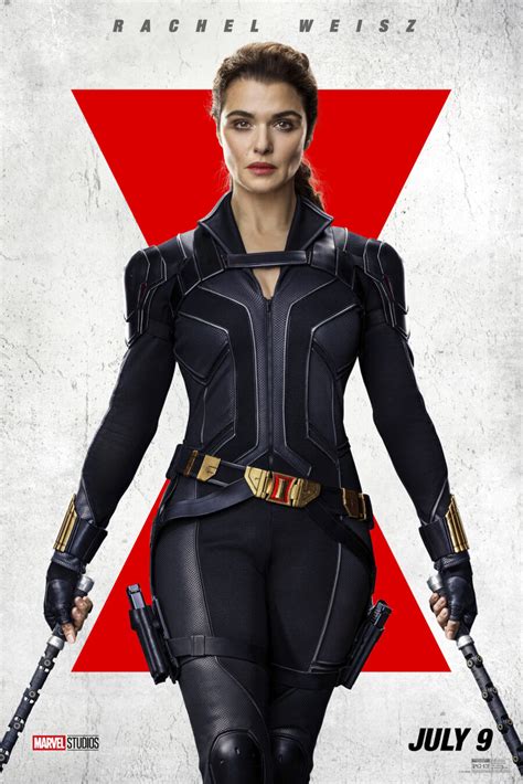 See Rachel Weisz In Tight Leather For Her First Black Widow Poster