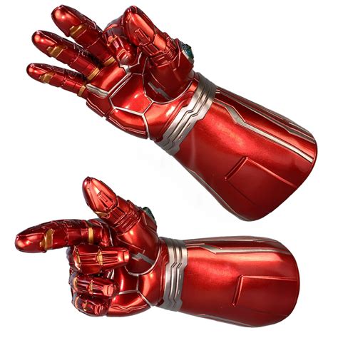 Complete the iron man look with these iron man gloves. 2019 Iron Man Nano LED Gloves Thanos Infinity Gauntlet Avengers Endgame Toy Gift | eBay