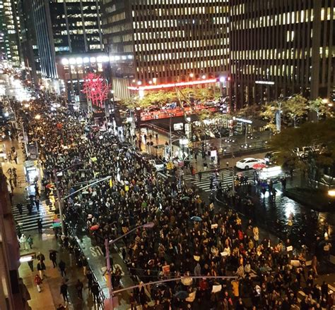 not my president thousands join anti trump protests across new york city 6sqft