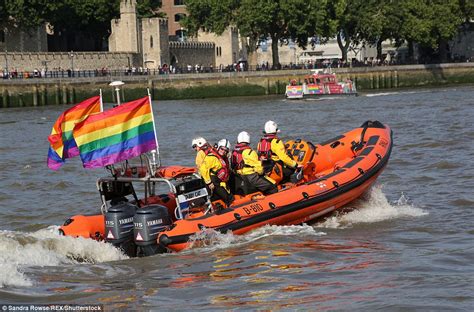 London Pride Capital Bursts With Rainbow Colours Daily Mail Online