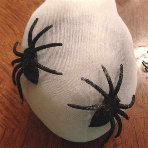 How To Make A Creepy Spider Egg Sac The Tiptoe Fairy