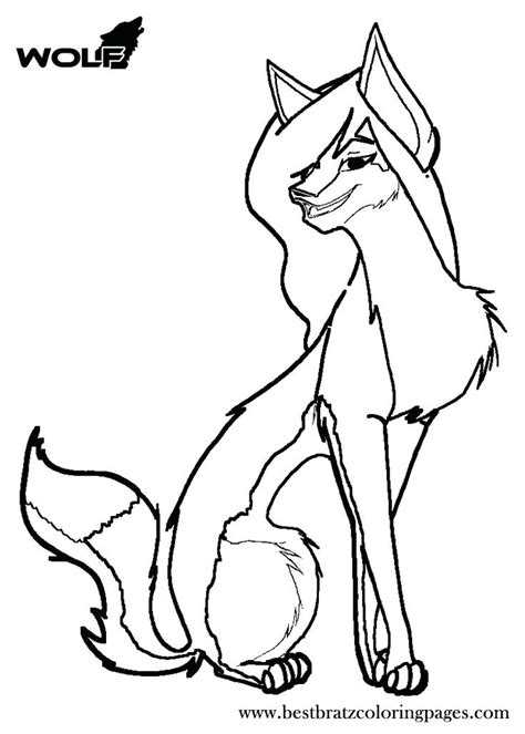 Wolf Girl Coloring Pages At Free