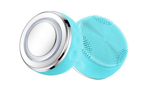 two in one sonic facial cleansing brush groupon