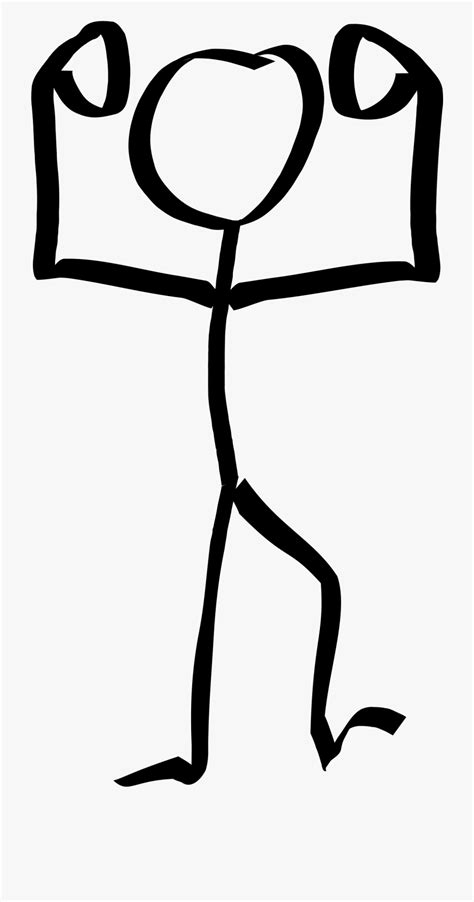 Stick People Clip Art Black And White