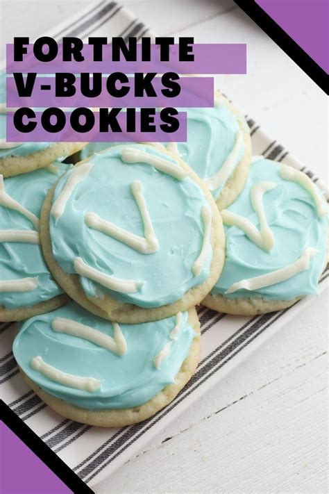 Make Your Own V Bucks Fortnite Cookies With Just 3 Ingredients Easy