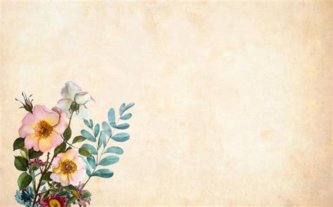 Vintage Background With Flowers Free Stock Photo By Mohamed Hassan On