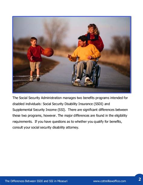 The Differences Between Ssdi And Ssi In Missouri