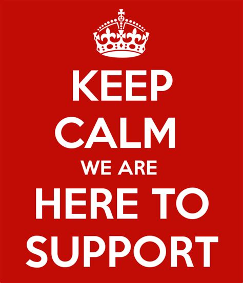 Keep Calm We Are Here To Support Allen Computer Services 01460 298036