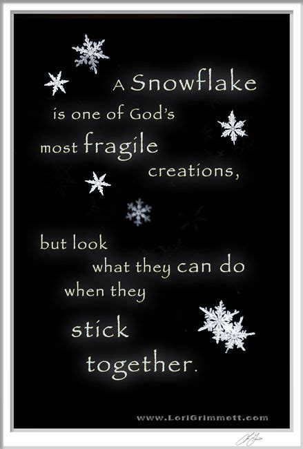 Snowflake Quote Encouragement Quotes Quotes