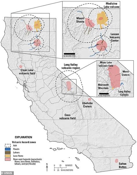 Worrying Usgs Report Warns Californias Seven Active Volcanoes Could