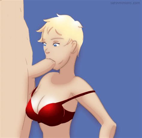 Satinminions Animated Boy Girl Bad Anatomy Bad Animation Blonde