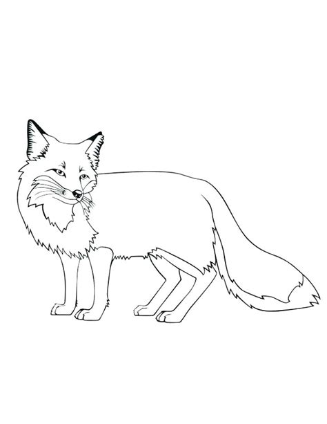 Cute Fox Coloring Pages At Free Printable Colorings