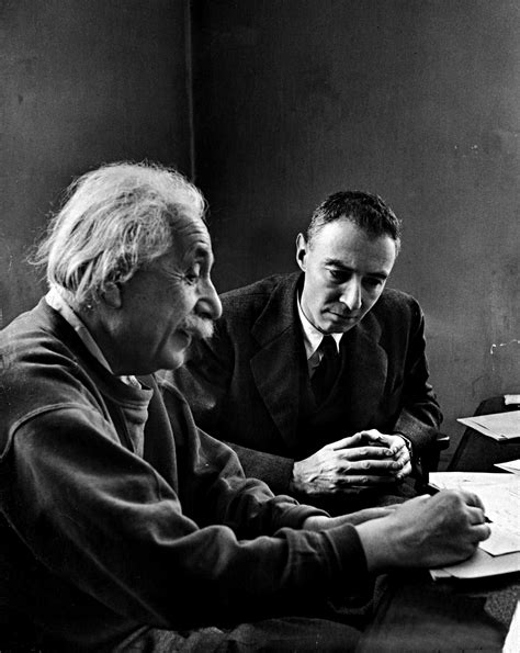 Alfred Eisenstaedt Robert Oppenheimer And Albert Einstein 1947 “i Was