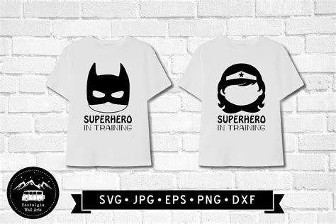 Superhero In Training Svg Two Designs Funny Kids Room Wall Etsy