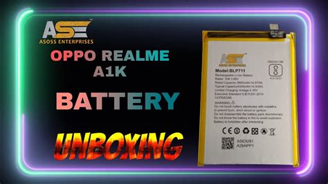 Oppo Realme A1k Blp711 Battery Un Boxing 6 Month Guarantee Asoss
