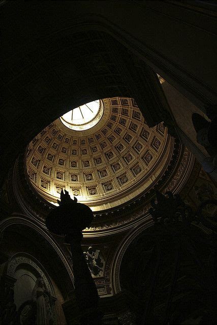 The light ring around the base of the dome gives it that step look plus it's great for that indirect lighting. Lamp Dome | Ceiling design, Rome, Architecture