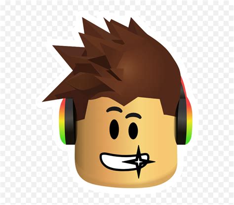 Roblox Character Head Sticker In 2020 Roblox Character Pngroblox