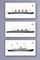 Titanic Queen Mary and Britannia Ship Prints - Etsy Australia