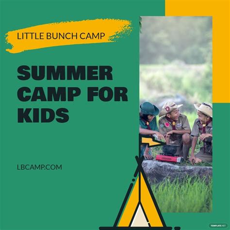 Free Summer Camp Post Templates And Examples Edit Online And Download