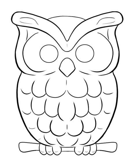 Simple Drawing Silly Owl Yahoo Image Search Results Owl Outline