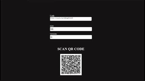 Do you need to change the content of the qr code after it has been printed? QR code generator page Html Css - YouTube