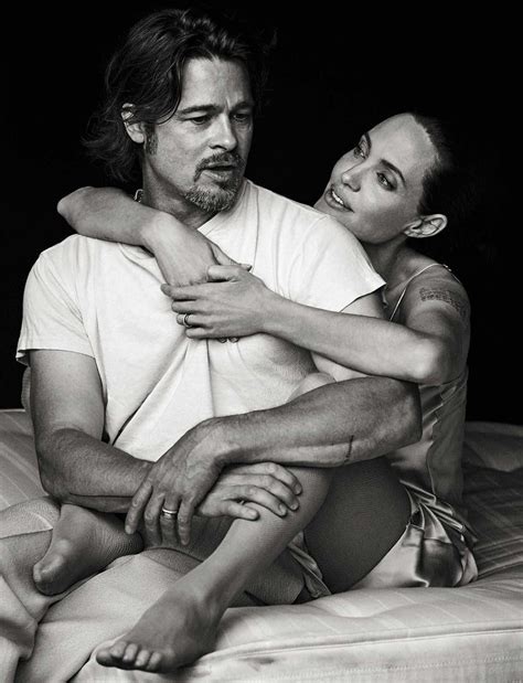 Angelina Jolie And Brad Pitt Photoshoot For Vanity Fair Magazine Italia November