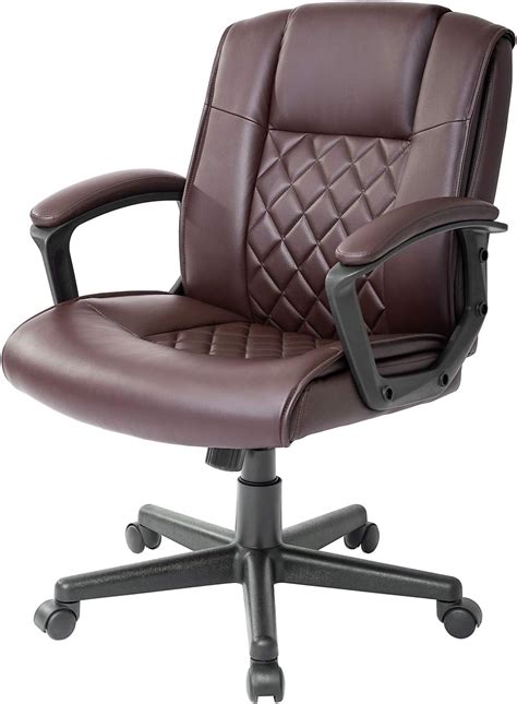 Amazon Com Qulomvs Ergonomic Office Desk Chair With Wheels Back Support Computer Executive Task