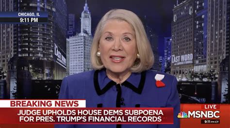 judge upholds house dems subpoena for pres trump s financial records — jill wine banks