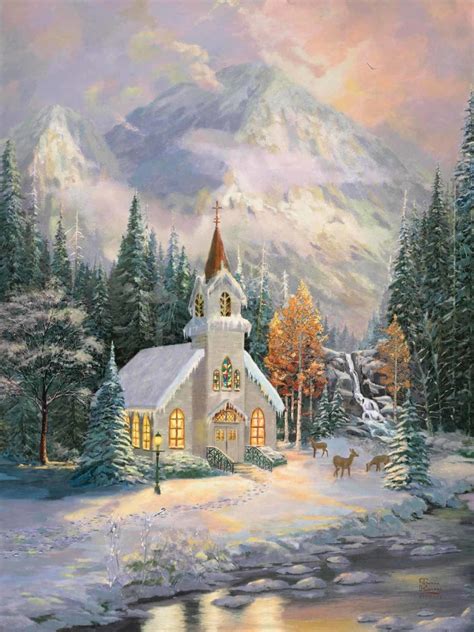 Churches Art For Sale Thomas Kinkade Gallery New Jersey