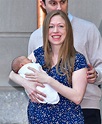 Chelsea Clinton's Baby Son Aidan Leaves the Hospital With His Parents ...