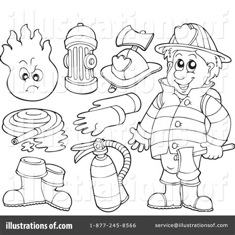 Select from premium firefighter gear images of the highest quality. Fireman Clipart #231680 - Illustration by visekart