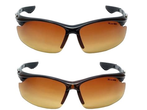 xloop hd vision high definition anti glare driving lens sunglasses wrap semi rimless sports