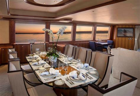My Sharon Lee Dining Luxury Yacht Browser By Charterworld