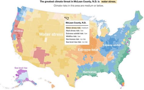 Mapping Climate Risk In The United States The Map Room
