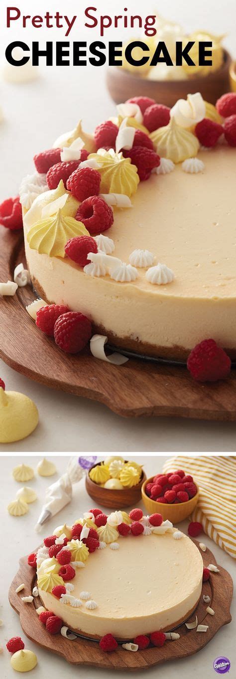 Make This Pretty Spring Cheesecake That Captures The Flavors Of The