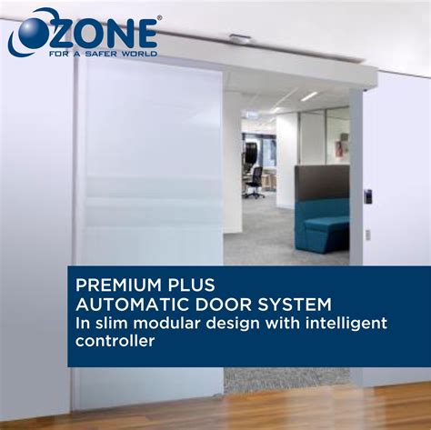 Premium Plus Automatic Sliding Door System In Slim Modular Design
