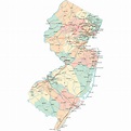 New Jersey Road Map - NJ Road Map - NJ Highway Map